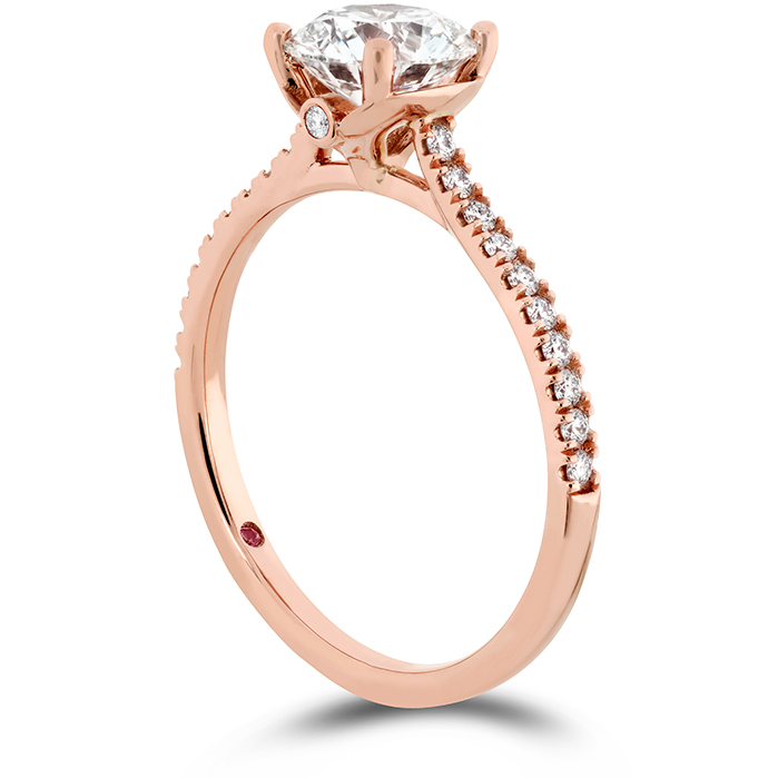 Sloane Silhouette Engagement Ring Diamond Band