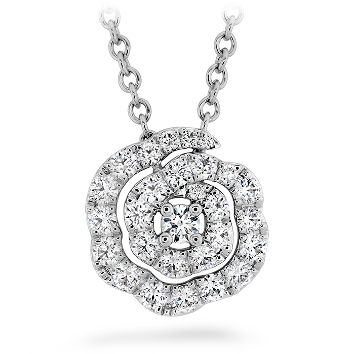 Lorelei Diamond Floral Pendant - Small