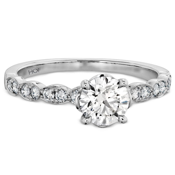 Lorelei Floral Engagement Ring - Complete Piece